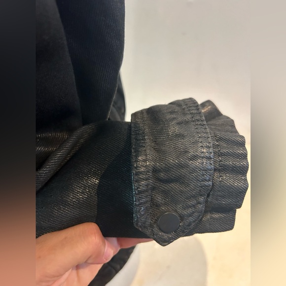 New with tags coated All Saints black jacket. Size 4 USA. So cool. - Picture 9 of 12